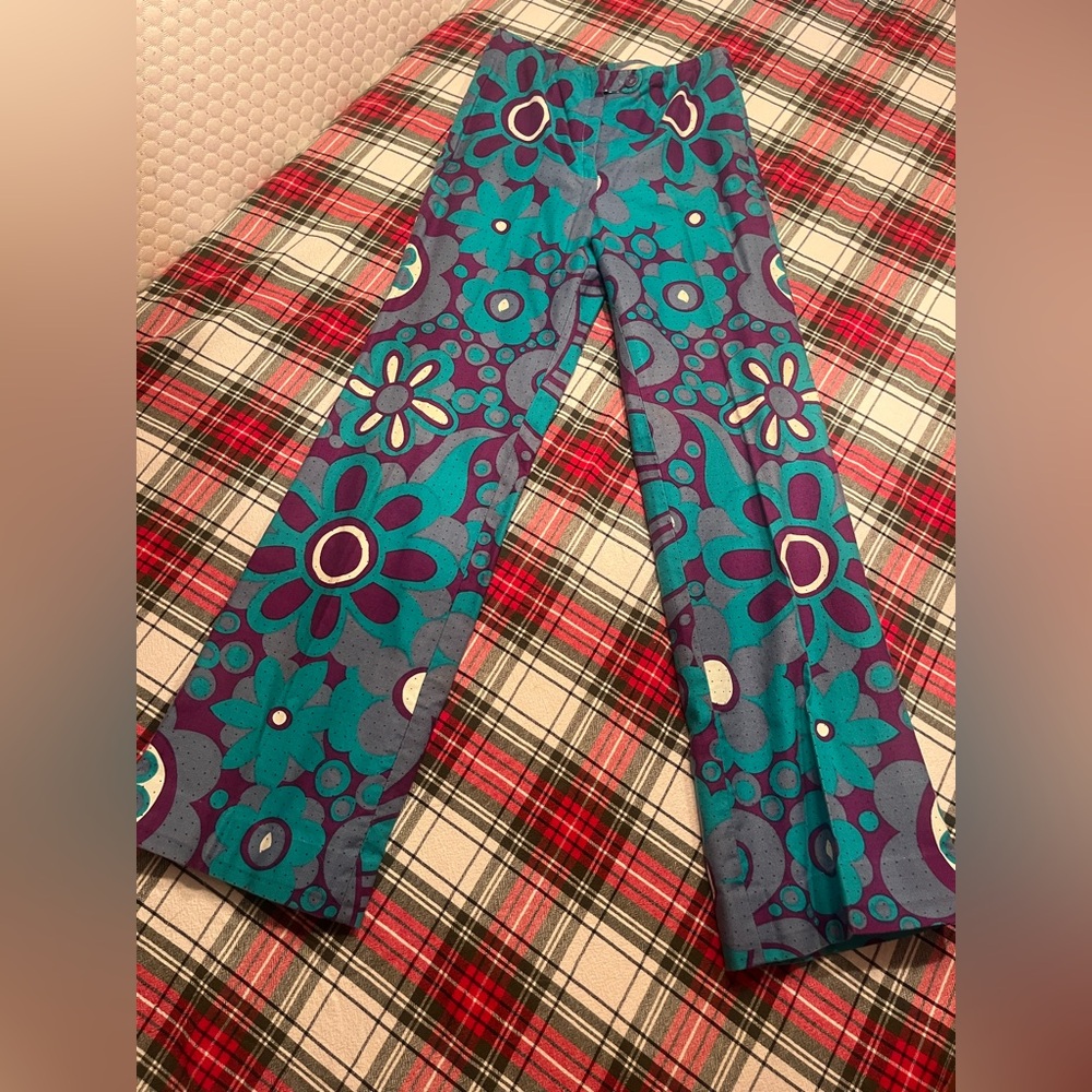 VINTAGE RARE "AIA ISRAEL" late 60s Pucci-esque Pant-set - Picture 4 of 6